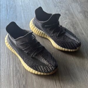Adidas Yeezy Black and Blue Sneakers